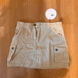 Princess Polly Beige Cargo Skirt